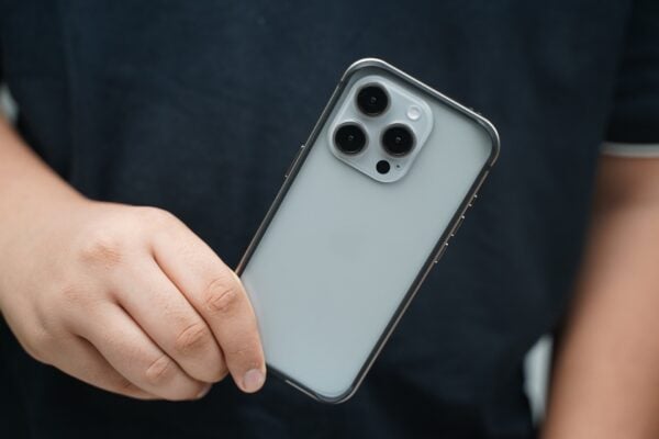 Natural titanium Fiber Bumper for iPhone 15 Pro Max (Bumper, not a Case) - Image 14