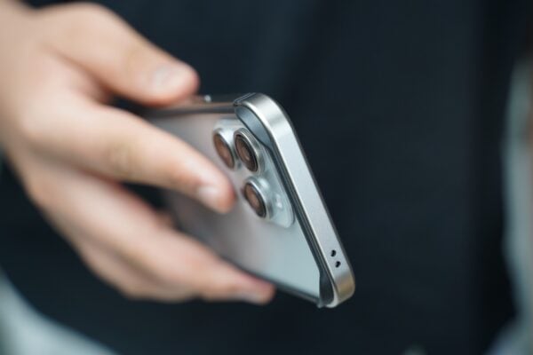 Natural titanium Fiber Bumper for iPhone 15 Pro Max (Bumper, not a Case) - Image 6