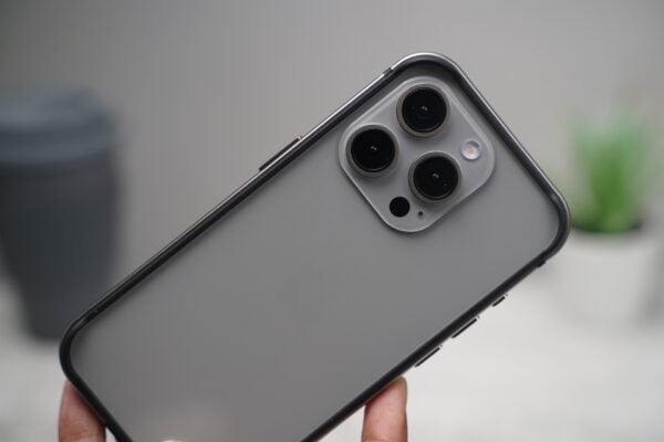 Natural titanium Fiber Bumper for iPhone 15 Pro Max (Bumper, not a Case) - Image 9
