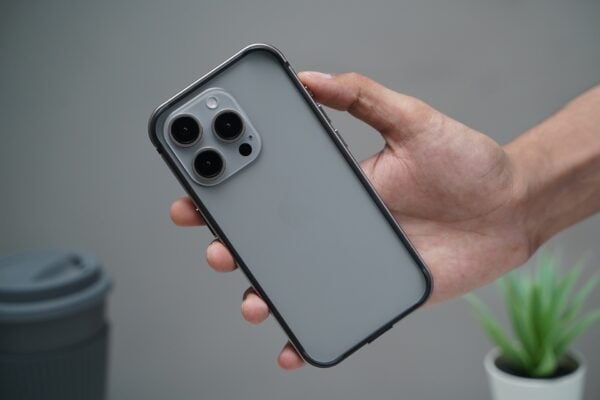 Natural titanium Fiber Bumper for iPhone 15 Pro Max (Bumper, not a Case) - Image 5