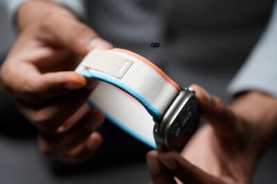 Orange/Beige Trail Loop Band For Apple Watch 49 MM Series Ultra/Ultra 2