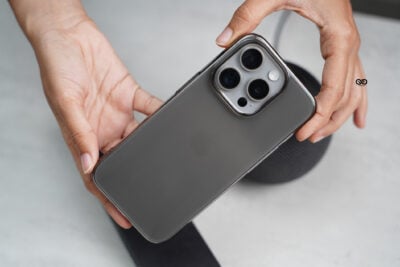 Smoke Black Slim Hard Case For iPhone 15/15Plus/15Pro/15Pro Max
