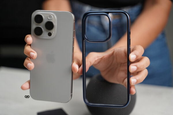 Black Transparent shockproof case with colored border For iPhone 15Pro/15Pro Max - Image 6