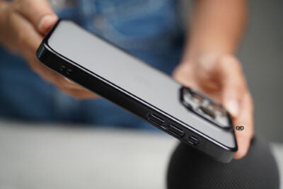 Black Transparent shockproof case with colored border For iPhone 15Pro/15Pro Max