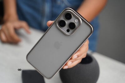 Natural Transparent shockproof case with colored border For iPhone 15Pro/15Pro Max