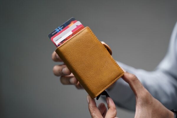 Vegan Leather Card And Cash Holder - Image 55