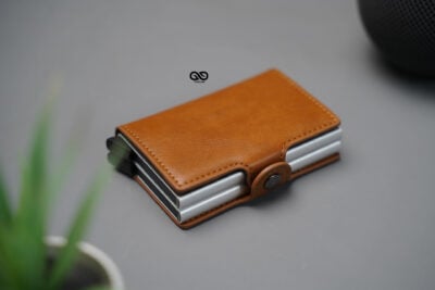 Vegan Leather Card And Cash Holder