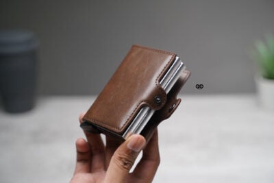Vegan Leather Card And Cash Holder