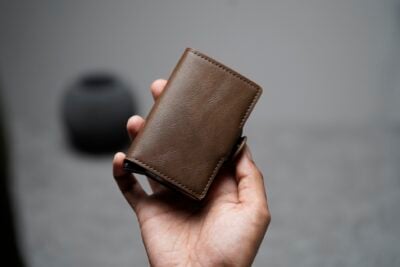 Vegan Leather Card And Cash Holder