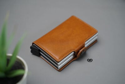Vegan Leather Card And Cash Holder