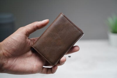 Vegan Leather Card And Cash Holder