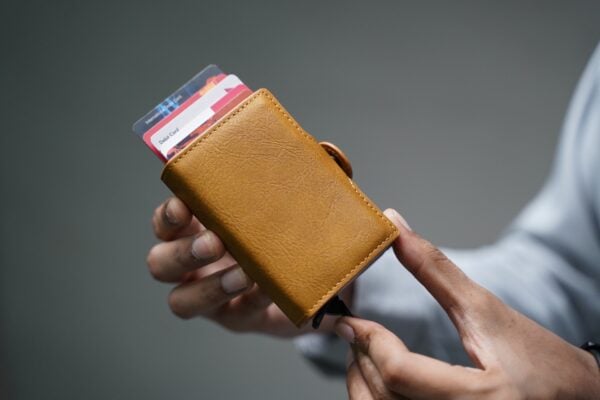 Vegan Leather Card And Cash Holder - Image 18