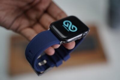 Deep Navy Waterproof Silicone Sports Band with Buckle for Apple Watch 44MM 45MM 46MM Series 4 5 6 7 8 9 10 SE SE 2 Gen
