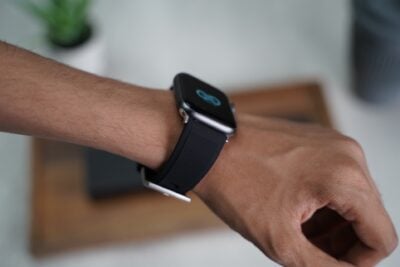 Black Waterproof Silicone Sports Band with Buckle for Apple Watch 44MM 45MM 46MM Series 4 5 6 7 8 9 10 SE SE 2 Gen
