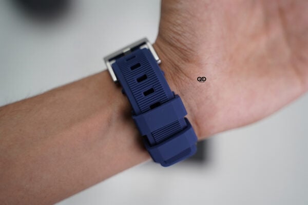 Deep Navy Waterproof Silicone Sports Band with Buckle for Apple Watch 44MM 45MM 46MM Series 4 5 6 7 8 9 10 SE SE 2 Gen - Image 10