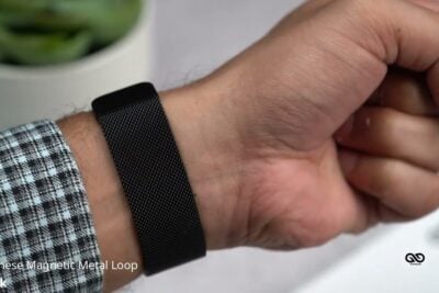 Milanese magnetic metal loop strap Black for Apple Watch 42MM 41MM 40MM Series 4 5 6 7 8 9 10 SE SE 2 Gen
