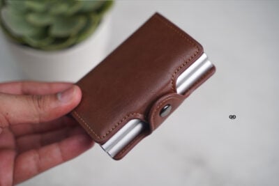 Vegan Leather Card And Cash Holder