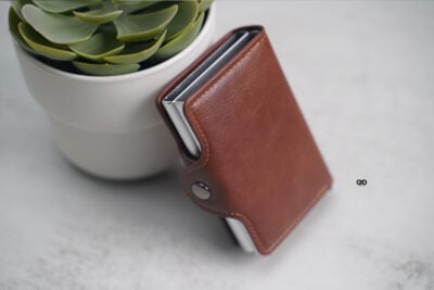 Vegan Leather Card And Cash Holder