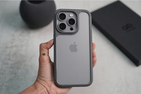 Natural Grey Defender Rugged Protective Case for iPhone 15 Pro Max - Image 12