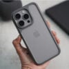 Natural Grey Defender Rugged Protective Case for iPhone 15 Pro