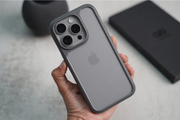 Natural Grey Defender Rugged Protective Case for iPhone 15 Pro Max - Image 14