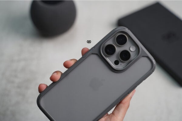 Natural Grey Defender Rugged Protective Case for iPhone 15 Pro Max - Image 3