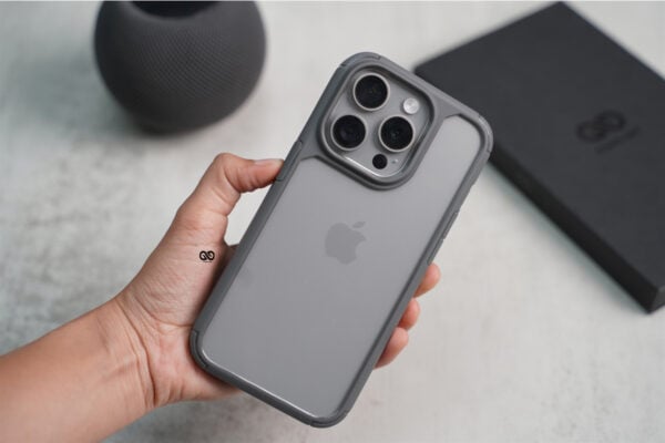 Natural Grey Defender Rugged Protective Case for iPhone 15 Pro Max - Image 5