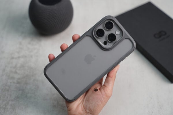 Natural Grey Defender Rugged Protective Case for iPhone 15 Pro Max - Image 11