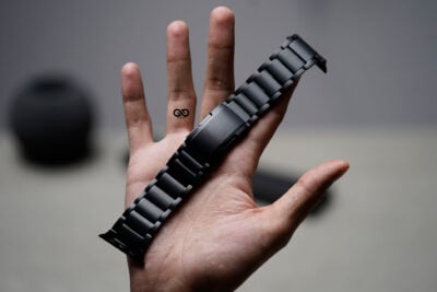 Black Titanium Link Strap For Apple Watch 49 MM Series Ultra/Ultra 2