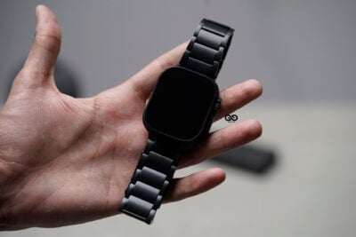 Black Titanium Link Strap For Apple Watch 49 MM Series Ultra/Ultra 2