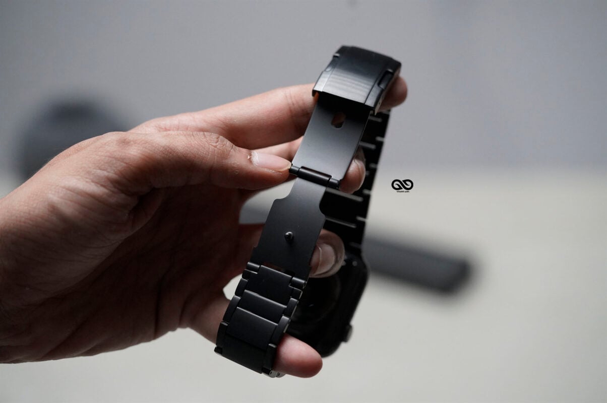 Black Titanium Link Strap For Apple Watch 49 MM Series Ultra/Ultra 2 14 Black Titanium Link Strap For Apple Watch 49 MM Series Ultra/Ultra 2