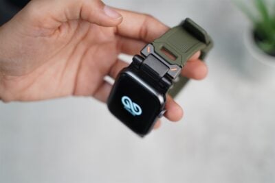 Titanium Buckle Band With Silicone Strap For Apple Watch 44MM 45MM 46MM Series 4 5 6 7 8 9 10 SE SE 2 Gen