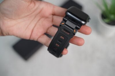 Titanium Buckle Band With Silicone Strap For Apple Watch 44MM 45MM 46MM Series 4 5 6 7 8 9 10 SE SE 2 Gen