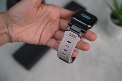 Titanium Buckle Band With Silicone Strap For Apple Watch 44MM 45MM 46MM Series 4 5 6 7 8 9 10 SE SE 2 Gen