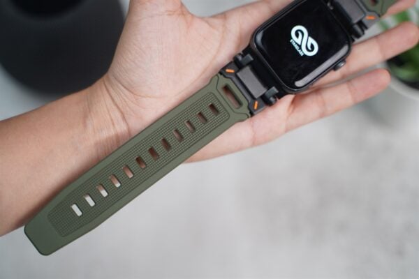 Titanium Buckle Band With Silicone Strap For Apple Watch 44MM 45MM 46MM Series 4 5 6 7 8 9 10 SE SE 2 Gen - Image 16