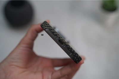 Magsafe Camo Black Yellow Real Aramid Case for iPhone 15 Pro