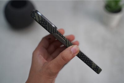 Magsafe Camo Black Yellow Real Aramid Case for iPhone 15 Pro