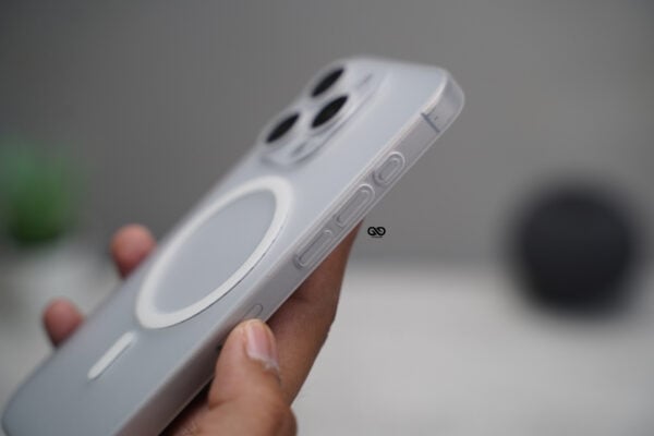 Frosted White Magsafe Ultra Thin Case For iPhone 15 Pro Max/15 Plus - Image 18