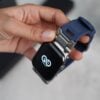 Titanium Buckle Band With Silicone Strap For Apple Watch 44MM 45MM 46MM Series 4 5 6 7 8 9 10 SE SE 2 Gen