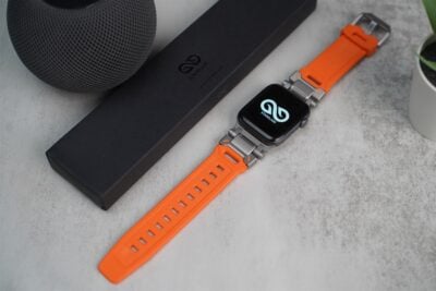 Titanium Buckle Band With Silicone Strap For Apple Watch 44MM 45MM 46MM Series 4 5 6 7 8 9 10 SE SE 2 Gen