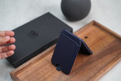 MagSafe Vegan Leather Card Holder and Stand