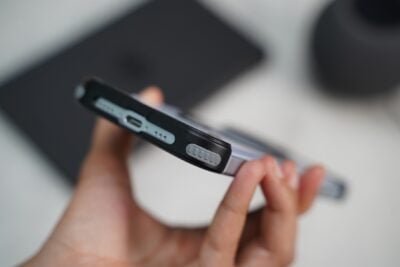 Frameless Armored Case with Kickstand Feature