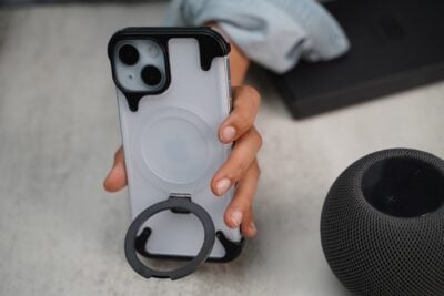 Frameless Armored Case with Kickstand Feature
