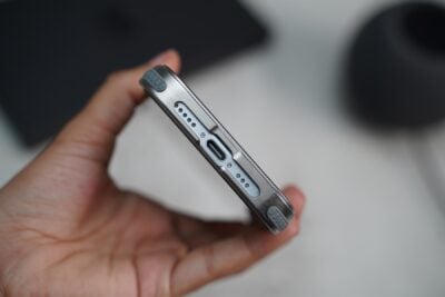 Frameless Armored Case with Kickstand Feature