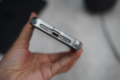 Frameless Armored Case with Kickstand Feature