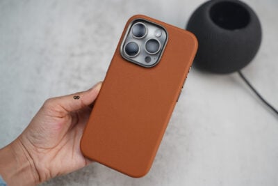 Slim PU Leather Case with Rubberized Interior (Magsafe Compatible)