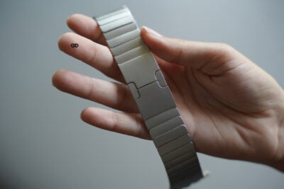 Real Titanium Link Strap Metal Belt For Apple Watch 44MM 45MM 46MM Series 4 5 6 7 8 9 10 SE SE 2 Gen