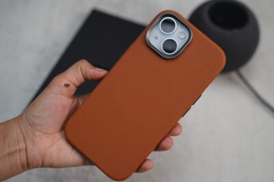 Slim PU Leather Case with Rubberized Interior (Magsafe Compatible)