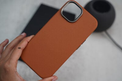 Slim PU Leather Case with Rubberized Interior (Magsafe Compatible)