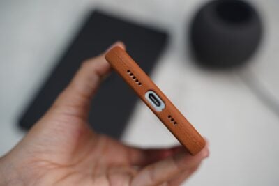 Slim PU Leather Case with Rubberized Interior (Magsafe Compatible)